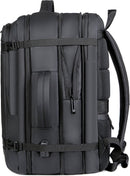Stevige multifunctionele laptoptas / schooltas - laptop tot 15,6 inch - water afstotend, meerdere vakken - met usb aansluiting - Zwart