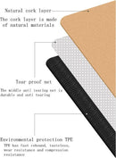 Eco-vriendelijke Mandala Yoga Mat - 183x66x0.5cm, Kurk & TPE, Incl. Tas