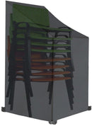TDR - Waterdichte Stoelhoes - Tuinstoel hoes - Voor buiten  in de tuin, balkon of terras -  Regen- En Sneeuwbeschermingshoes - 64 x 64 x 120/70 CM - Zwart