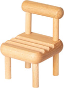 Massief Beukenhout Telefoonstandaard Mini Stoel 8x8x11 cm