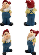 UniKorf.nl Tuinkabouter met 'GO AWAY' Bordje - Hars