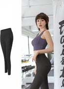 Fitness broek - Sportlegging - Yoga Broek - Yogalegging - Dames - Zwart M