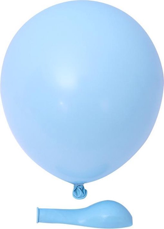 107 delig Ballonnenboog  - Blauwtinten voor verjaardag, jubileum, feestelijke opening, baby shower