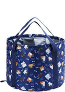 TDR - Opvouwbaar waterdichte bad - geschikt voor voetenbad / kleren wassen / etc - 21L - Marineblauw