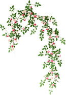 Luxe Roze Bloemen Slinger - Bruiloft Decoratie