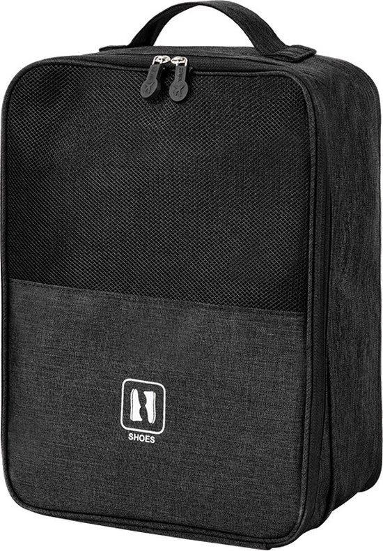 Extra grote schoenentas - multifunctionele opbergtas - zwart