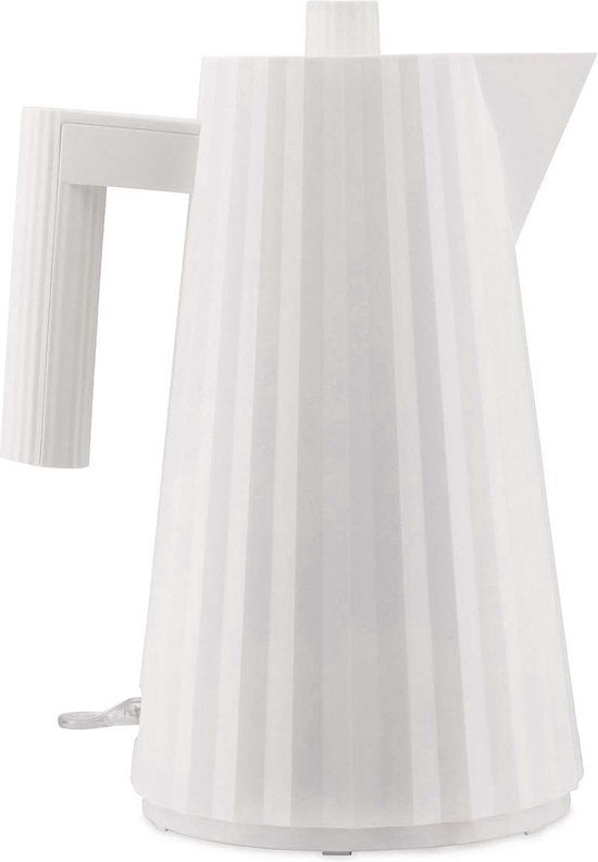 Alessi Plissé Waterkoker - 1,7L - Kunststof - Wit