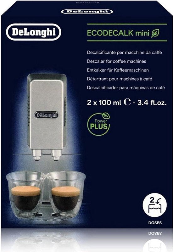 De'Longhi EcoDecalk Mini DLSC200 - Koffiemachineontkalker - 2 x 100 ml