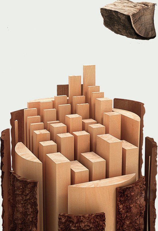 opvouwbare Houten Bureau Organiser - Bureau opbergrek van hout-2 opberglagen- 35x17x35 CM