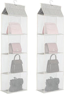 TDR - Hangende Garderobe Organizer - Opbergruimte - 4 Lagen  - beige