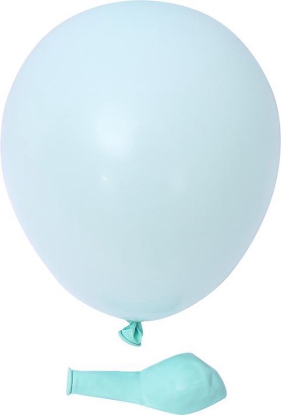 107 delig Ballonnenboog  - Blauwtinten voor verjaardag, jubileum, feestelijke opening, baby shower