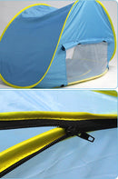 superleuke baby-strandtent met zwembadje-UV-bescherming-blau