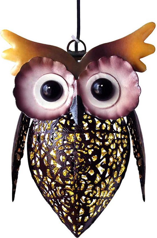 Xtraworks -Solar uil Lantaarns voor Tuin- tuindecoratie-IP65