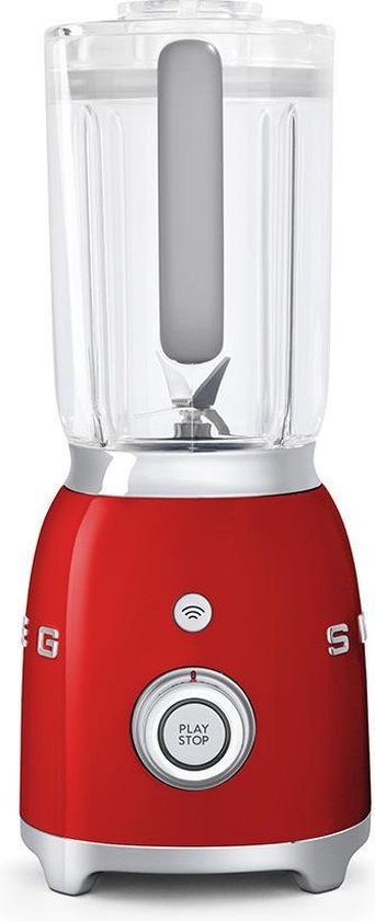 SMEG Blender Rood 800W 1,5L Jaren 50 stijl