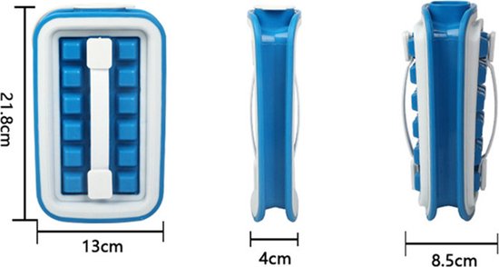 ijsblokjes tray -ijsblokjes maker - ijsblokjes vorm - Blauw