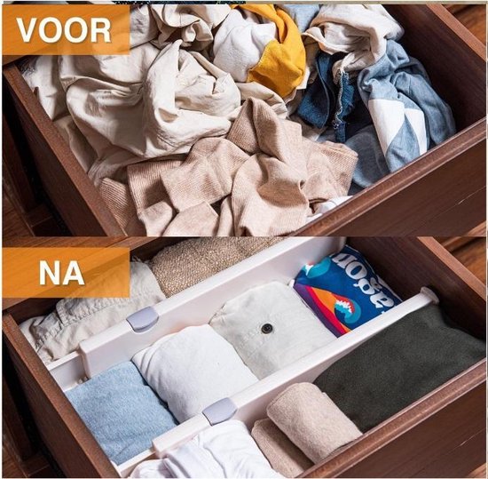 Verstelbare Lade verdeler voor Keuken / Slaapkamer / Kantoor