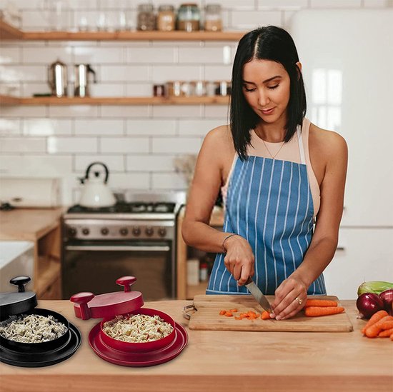 Handmatige vleesversnipperaar voor salades - rood