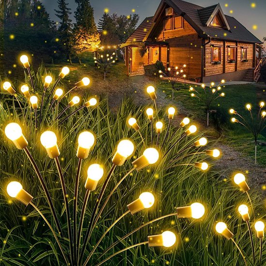 Stijlvolle Zonne-LED Tuinlamp - Warm Licht