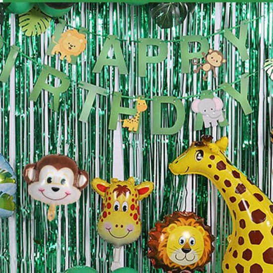 80-delige Jungle thema feestje ballonnen