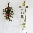 Lichtsnoer met eucalyptusbladeren - 10m, 100 lampjes