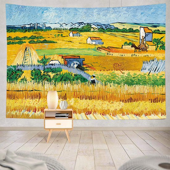 1. Vincent van Gogh Oogst Poster - 150x130 cm Wanddecoratie