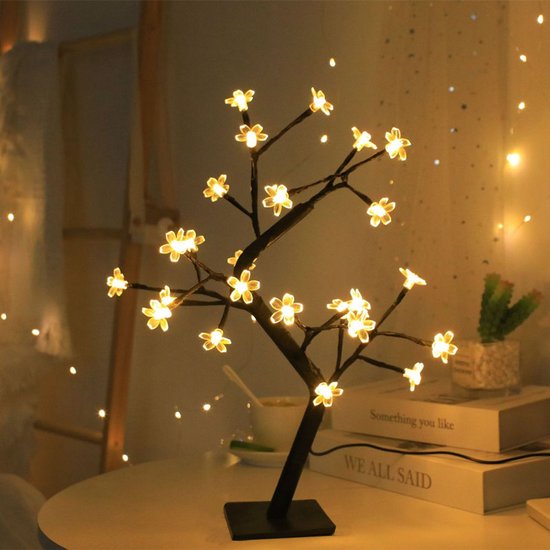 Moderne eyecatcher: Kersenbloesemboomlamp met LED