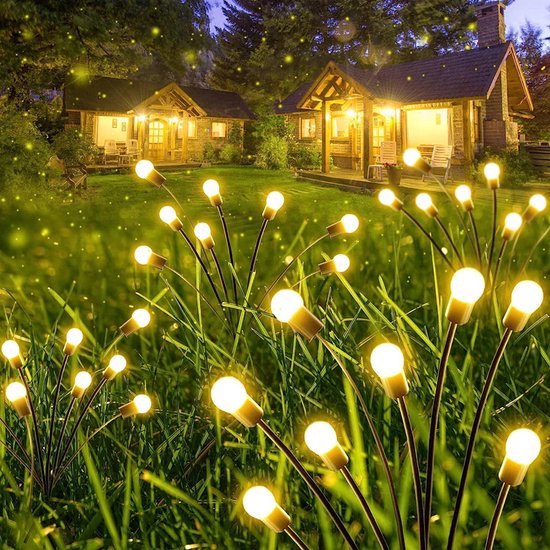 Stijlvolle Zonne-LED Tuinlamp - Warm Licht