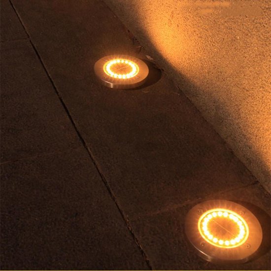 Buitenverlichting met 4 spots, LED tuinlicht