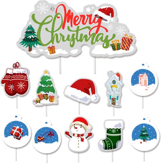 Kerstfeestset met decoratie (34 stuks)